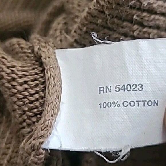 Vtg Gap Sweater Mens XXL Brown V-neck  Preppy Lightweight Career Casual Y2K - Picture 15 of 15